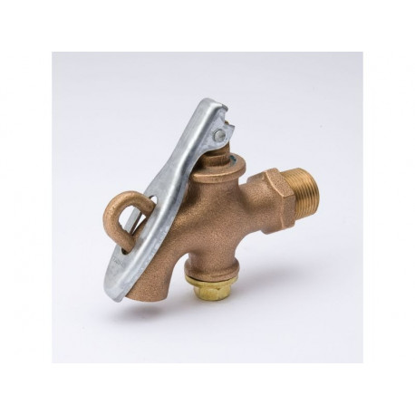 B&K LLC 109-214 Drum & Barrel Faucet, Quarter-Turn, Bronze, 3/4-In.
