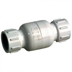 B&K LLC 101-10 PVC Check Valve, Threaded, White, Schedule 40