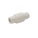 BK Products 101-60 PVC Check Valve, Solvent Weld, White, Schedule 40.