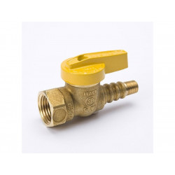 BK Products 115-503 Gas Ball Valve, Texas Pattern, Brass, 1/2-In.