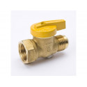 BK Products 114-5 Gas Ball Valve, Brass, Flare x Female