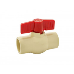 BK Products 107-125 CPVC Pipe Fitting, Ball Valve, 1-In.