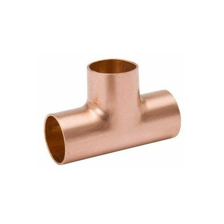 B&K LLC W640102 Copper Pipe Tee, 2 In. Copper x Copper x Copper