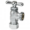 BK Products 102-201 Compression Washing Machine Valve, Chrome Plated Brass, 1/2 x 3/4-In.