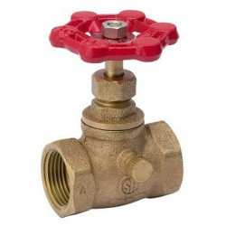 BK Products 230-2-34-34 Threaded Stop Valve, Lead-Free Brass, 3/4-In.