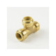 B&K LLC 6632-005 Push-On Pipe Tee 1 In. Copper