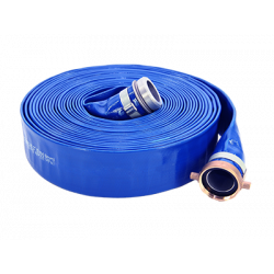 Abbott Rubber HA3853003 PVC Pump Discharge Hose, Blue, 50-Ft.