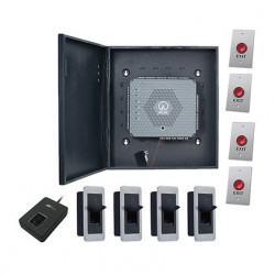 ZKTeco Atlas460-FP-Kit Atlas 4 Door Fingerprint Access Control Bluetooth Kit
