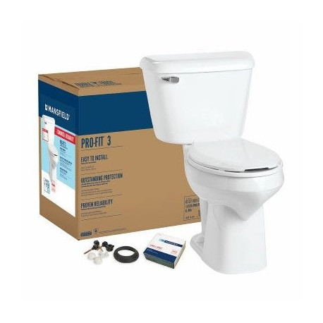 Mansfield 137CTK Complete Toilet Kit, Elongated Front, ADA Approved