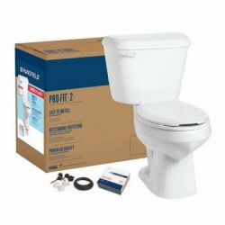 Mansfield 4135CTK Alto Pro-Fit 2 Toilet Kit, White