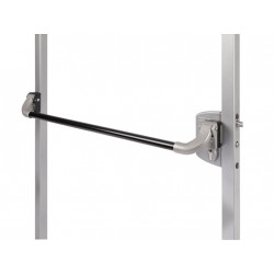 Locinox PUSHBAR-L-1400 Aluminum Push Bar for Surface Mounted Locks, Length - 55-1/8"