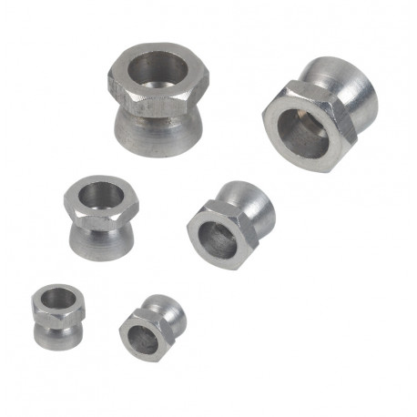 Locinox SECUNUT-M8 Stainless Steel Anti-Theft Nuts for Security Applications, M8