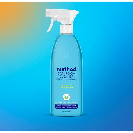 Method Products 00008 Tub + Tile Bathroom Cleaner, Eucalyptus Mint, 28-oz