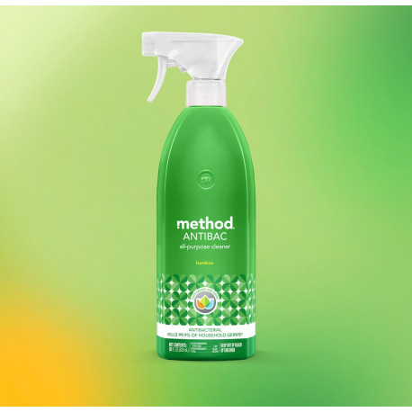 Method Products 01452 Antibacterial All Purpose Cleaner, Bamboo, 28-oz.
