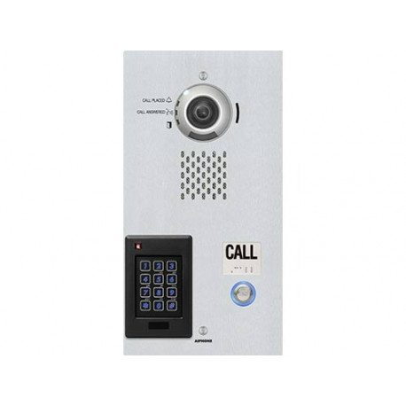 Aiphone IX-DVF-10KP IP Video Door Station with Proximity Reader and Access Keypad