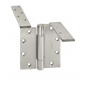 McKinney TA392LH32D (75501) 3 Knuckle Heavy Weight Hinge Set w/ 1 Anchor Hinge, 5" x 4 1/2", Dull Stainless Steel