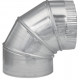 Imperial GV0298 HVAC Furnace Elbow, 90 Degree, 24 Gauge, 7 in Adjustable