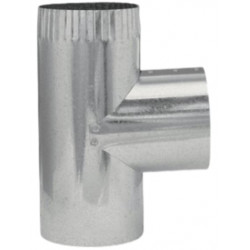 Imperial GV0912 HVAC Straight Tee, Galvanized, 30 Gauge, 3 x 3 x 3 in