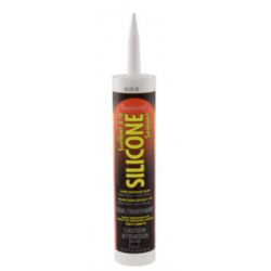 Imperial KK0203 High-Temp Silicone Sealant, Clear, 10.3-oz.