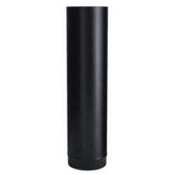 Imperial BM0 Stove Pipe, Black, 24-Gauge