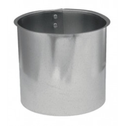 Imperial GV0931 Stove Pipe Thimble, Galvanized, 6 x 6 in