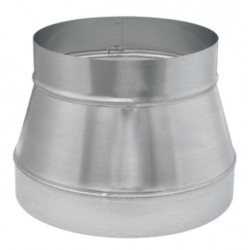 Imperial GV0798 HVAC Duct Pipe Reducer/ Increaser, No Crimp, 26 Gauge, 10 x 8 in