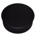 Imperial BM015 Black Stove Pipe Clean Out Tee Cap With Crimp, 24-Gauge