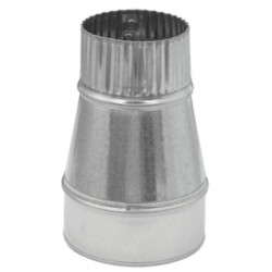 Imperial GV HVAC Duct Pipe Galvanized Taper Reducer, 24-Gauge