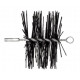 Imperial BR018 Black Polypropylene Chimney Brush