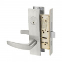 7950LW1BLx 10BE Mortise Lock w/ Standard Lever & Escutcheon