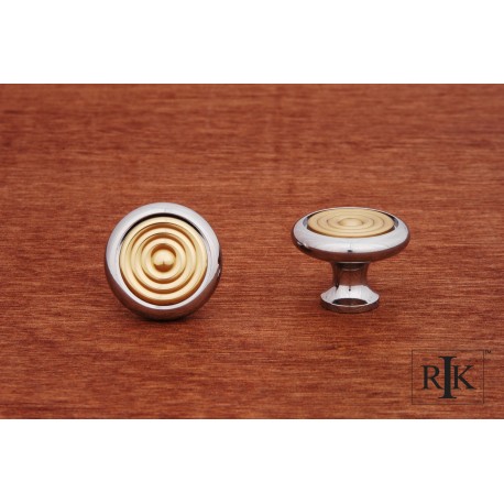 RKI CK CK 4248 4248 Knob with Riveted Brass Circular Insert
