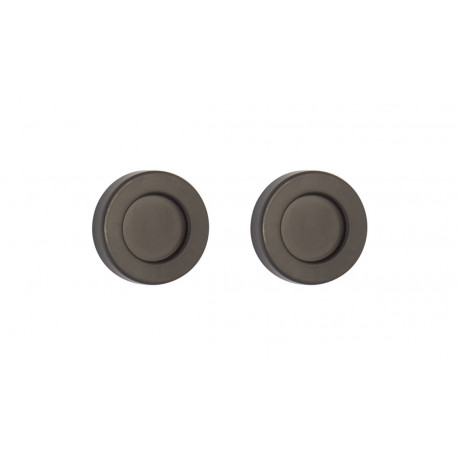 Sure-Loc Hardware BARN-FP2 Round Finger Pull, Double-Sided