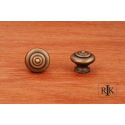 RKI CK 9307 Solid Knob with Circle @ Top