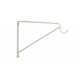 Sure-Loc Hardware SRS-3 Fixed Shelf and Rod Support, White Powder Coat