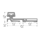 Pemko FS Series Full Surface Continuous Geared Hinge