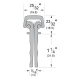 Pemko RS138 Series Full Mortise Residential Continuous Geared Hinge