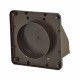 Lambro Industries 1471 4 inch Plastic Exhaust Wall Hood Vent