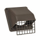 Lambro Industries 1471 4 inch Plastic Exhaust Wall Hood Vent