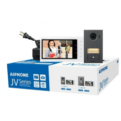 Aiphone JVS-1V Video Intercom Kit with JV-1MD, JV-DV and Power Supply