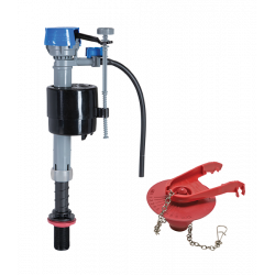Fluidmaster K-400H-039-T14 Performax Fill Valve & 2 Inch Flapper Repair Kit