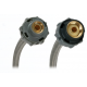Fluidmaster B1F Click Seal Faucet Water Supply Connectors, 3/8" Comp. x 1/2" FIP