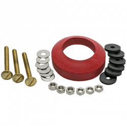 Fluidmaster 6106 Tank-To-Bowl Gasket & 3 Bolts, 2 3/4"