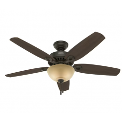 Hunter Fan Company 53091 Builder Deluxe Ceiling Fan, Toffee with Light 52 in
