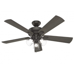 Hunter Fan Company 5420 Crestfield Ceiling Fan with 3 LED Lights 52 in.