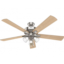 Hunter Fan Company 51097 Crestfield Ceiling Fan with 3 LED Lights 60 in.
