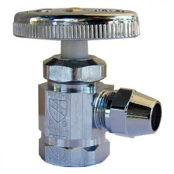 Larsen Supply Co 06-7407 Texas FLare Angle Stop 1/2" x 3/8"