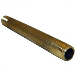 Larsen Supply Co 17-9371 Brass Nipple 1/4" x 6"
