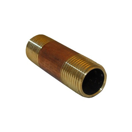 Larsen Supply Co 17-9447 Brass Nipple 1/2" x 2-1/2"