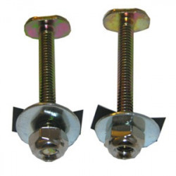 Larsen Supply Co 04-3641 Brass plated Closet Bolts