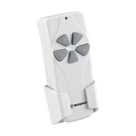 Westinghouse 77870 Ceiling Fan and Light Remote ControlThree fan speeds and light dimmer